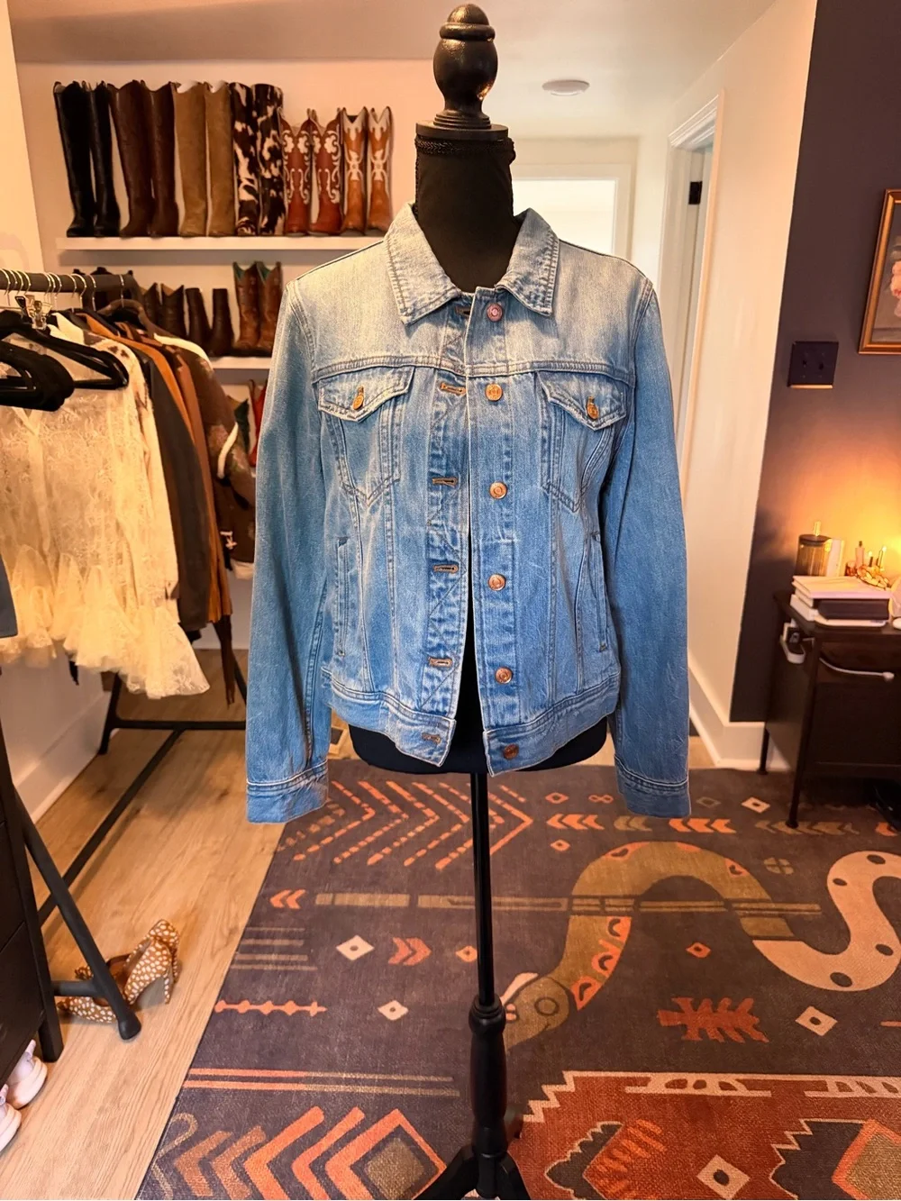 J. Crew Light Blue Denim Jacket - Classic Truckee Style